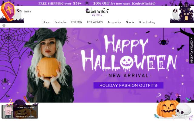 Salemwitchoutfits storefront