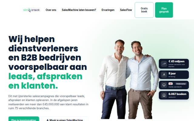 SalesConsulent.nl storefront
