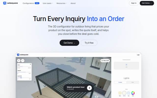 SaleSqueze storefront