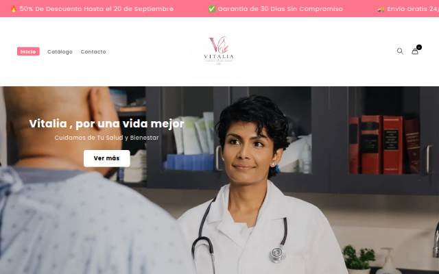 Vitalia storefront
