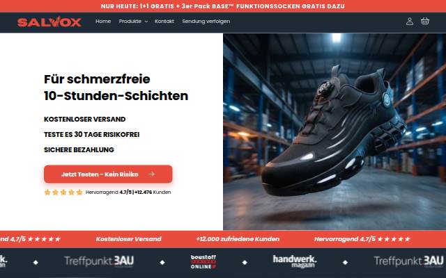 SALVOX storefront