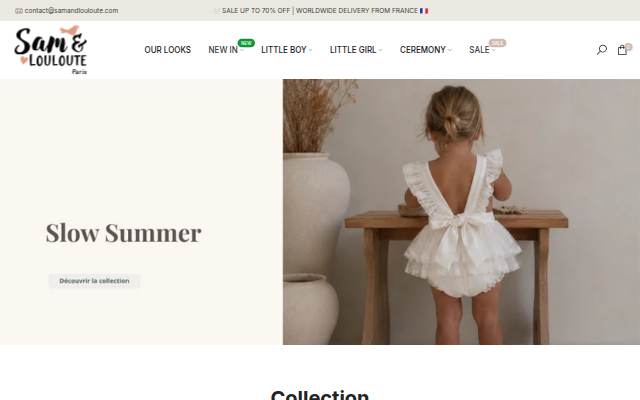 Sam &amp; Louloute storefront