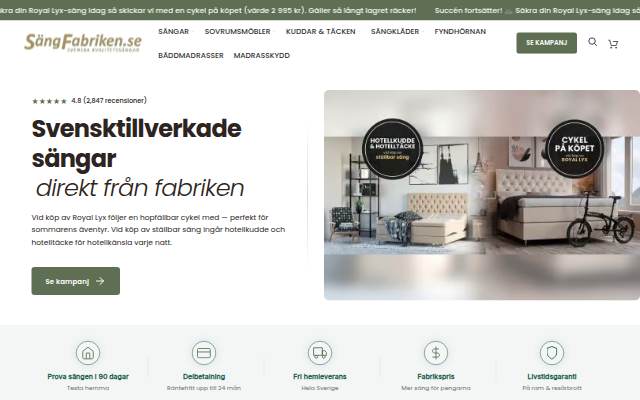 Montra da S&auml;ngfabriken