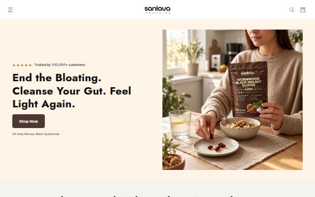 Startseite von Sanlava.shop
