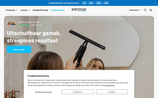 Sanova storefront