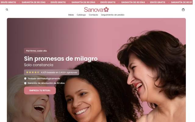 Sanova storefront