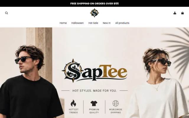 Startseite von SapTee