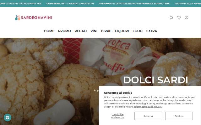 Sardegnavini storefront