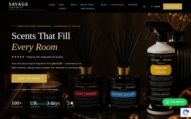 Savage Aromas storefront