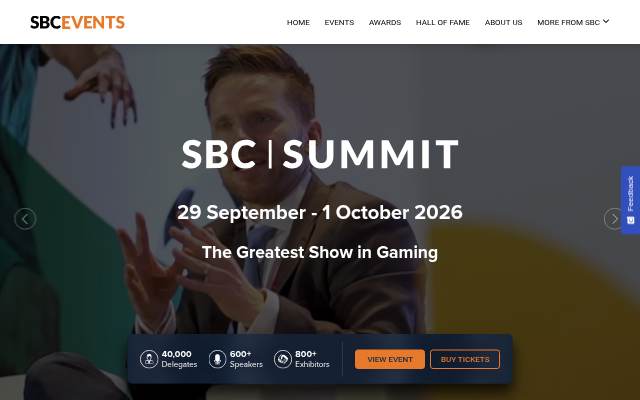 SBC Events storefront