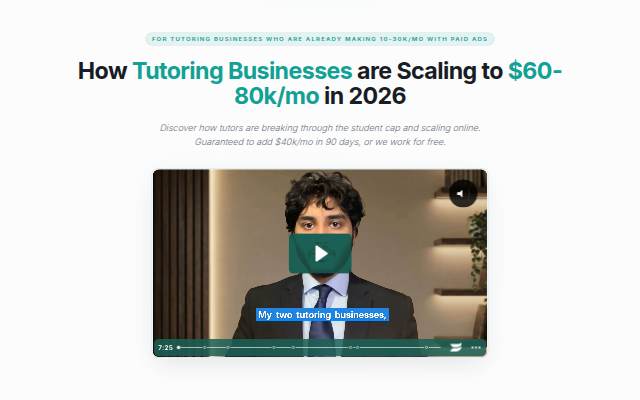 Montra da For Tutors Capped at 30 Students