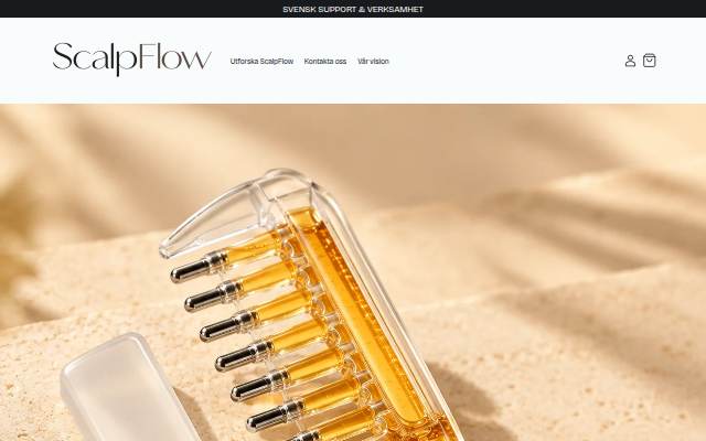 Startseite von ScalpFlow