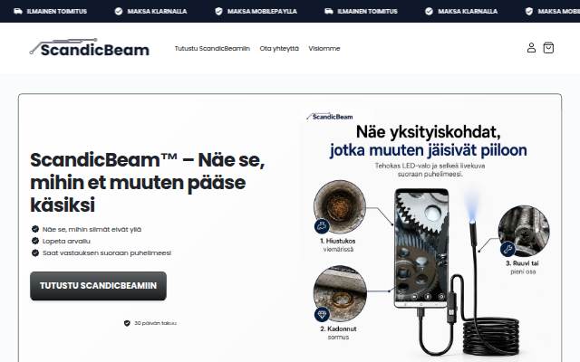 ScandicBeam Fi storefront
