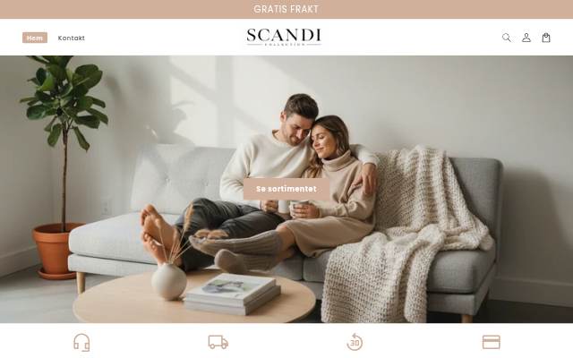 Scandi Collection DK storefront