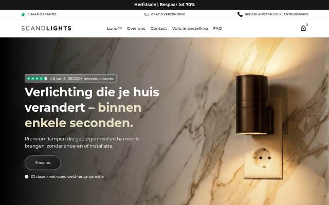 Startseite von ScandLights Nederland