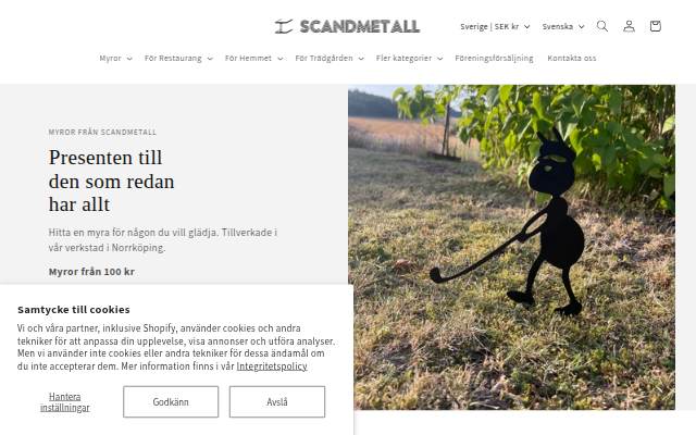 Scandmetall storefront