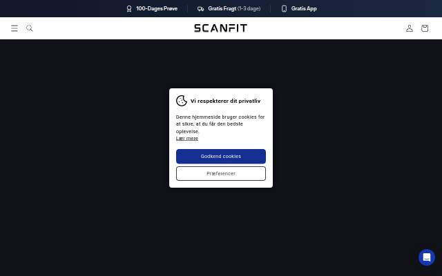 Scanfit storefront