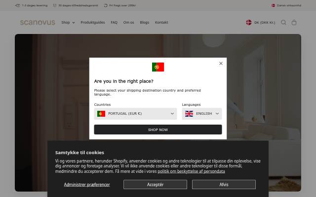 Scanovus storefront
