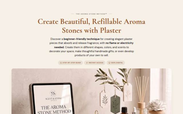 The Aroma Stone Method storefront