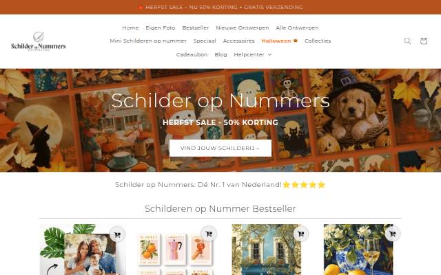 Schilder Op Nummers storefront