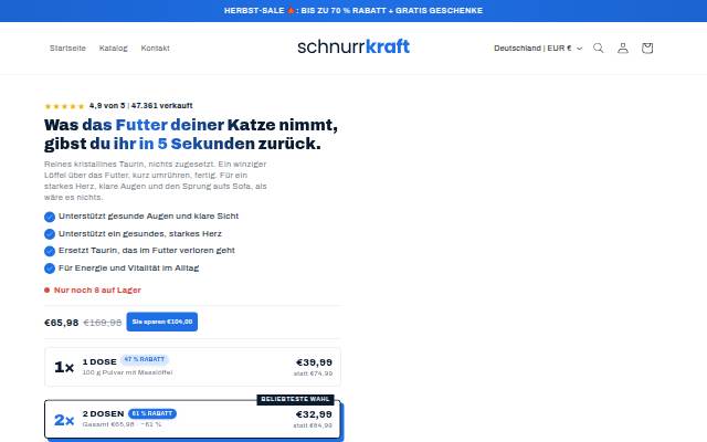 Montra da Schnurrkraft