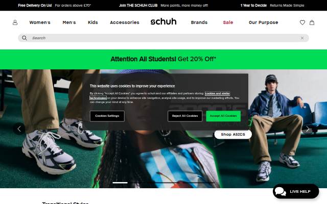 Shoes storefront