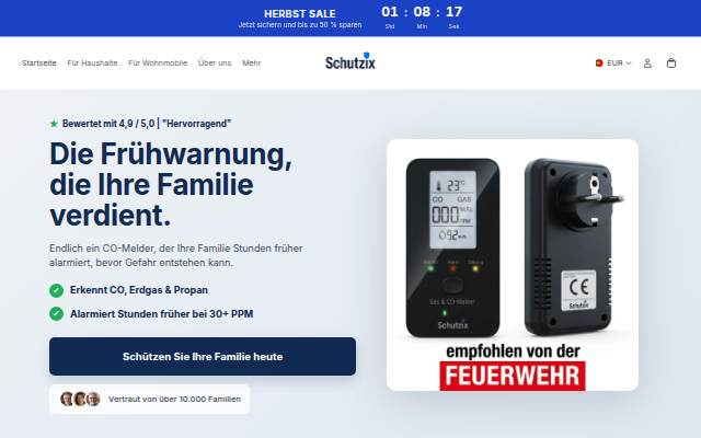 Schutzix storefront