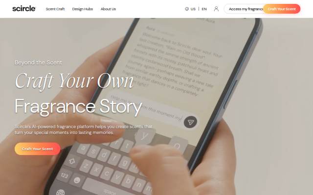 Scircle — Craft Your Own Fragrance Story storefront