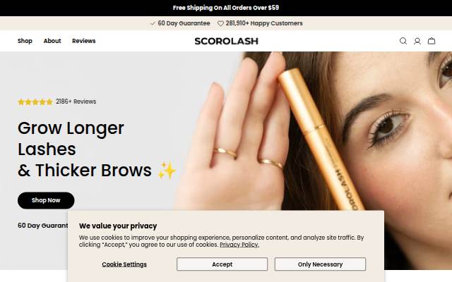Scorolash storefront