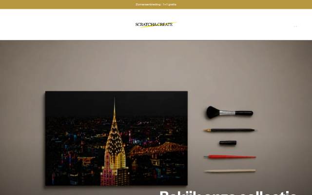 scratch &amp; create storefront