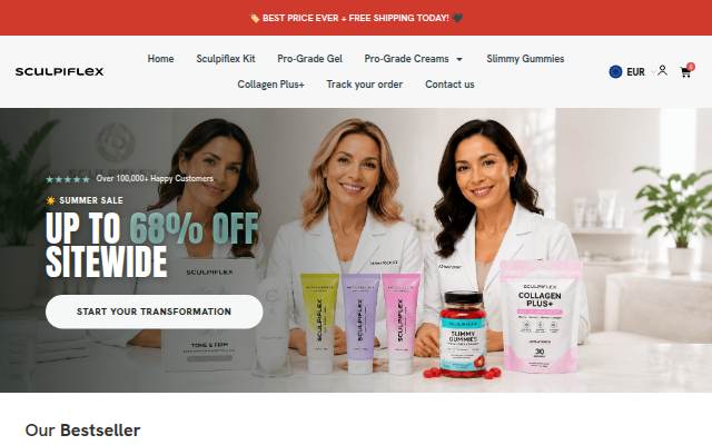 Sculpiflex storefront