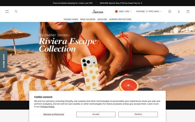 Seacase storefront
