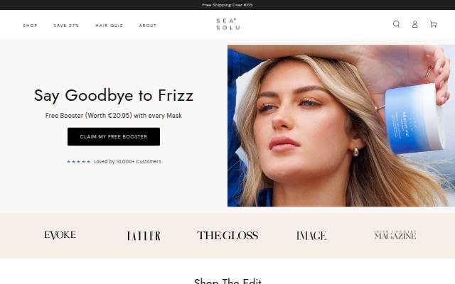 SEA+SOLU storefront