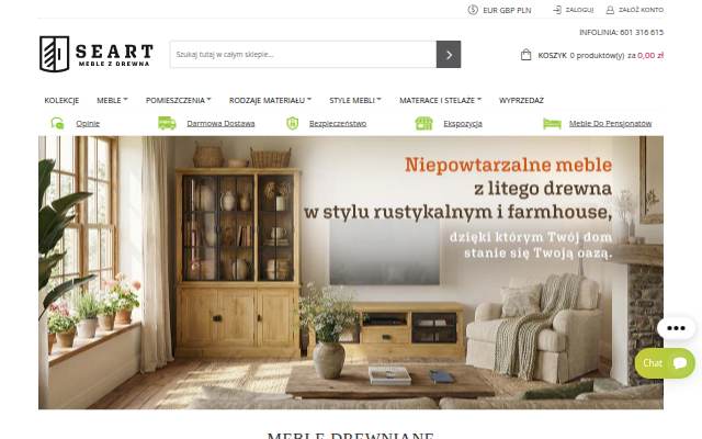 Startseite von Seart.pl