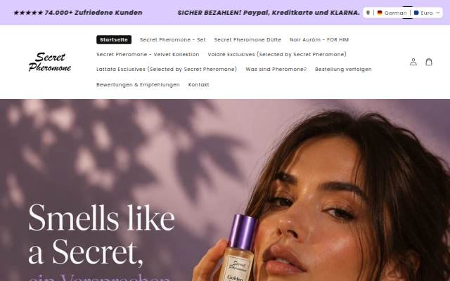 Escaparate de Secret Pheromone