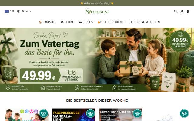 Secretaryt storefront