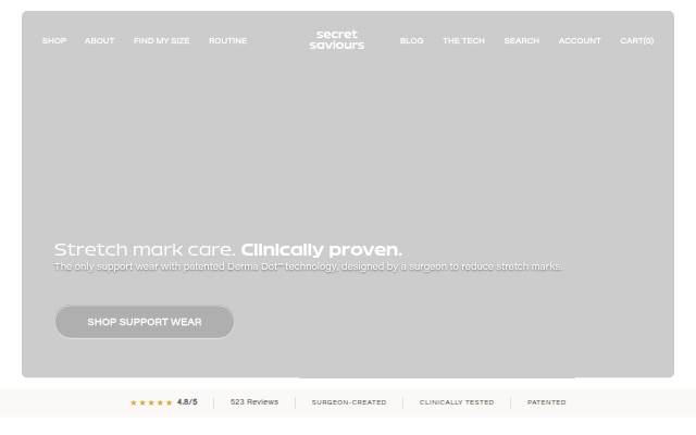 Secret Saviours storefront