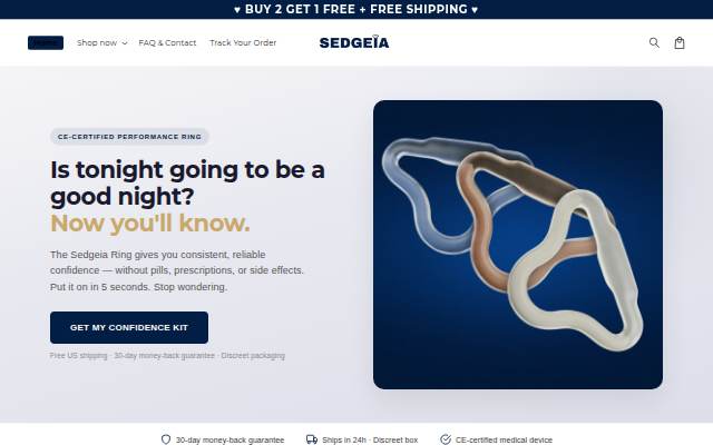 Sedgeia storefront