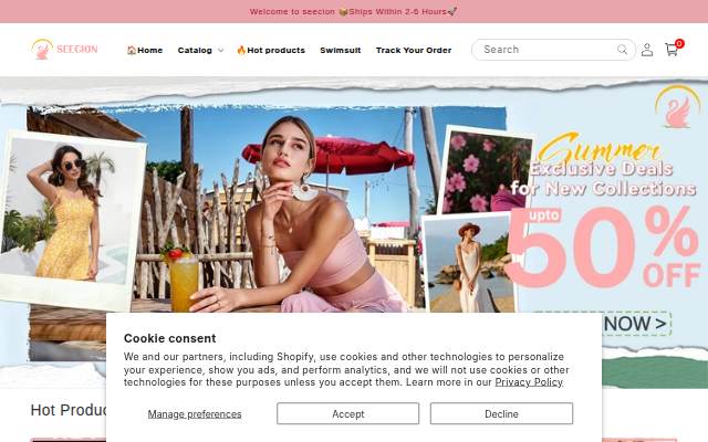 seecion storefront