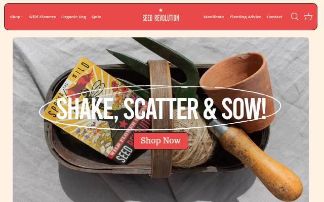 Seed Revolution storefront
