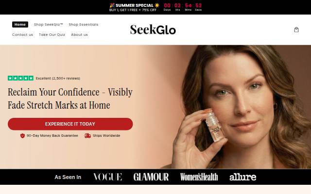 SeekGlo storefront