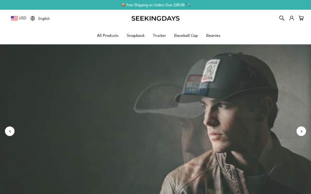 Seekingdays storefront