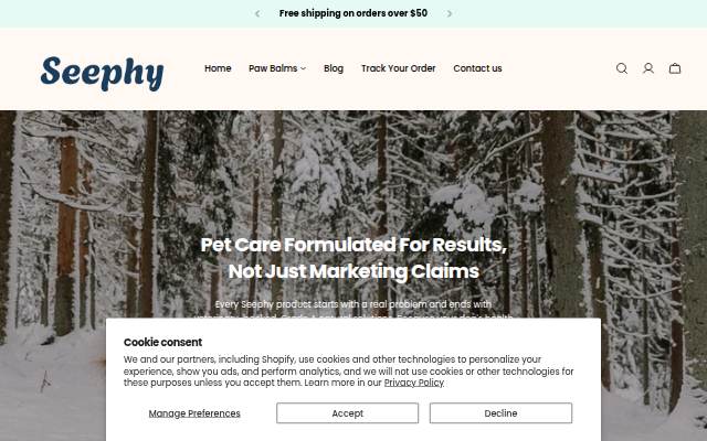 Seephy storefront