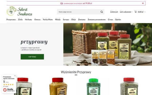 SekretSmakosza.pl storefront