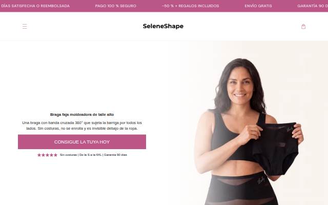 SeleneShape storefront