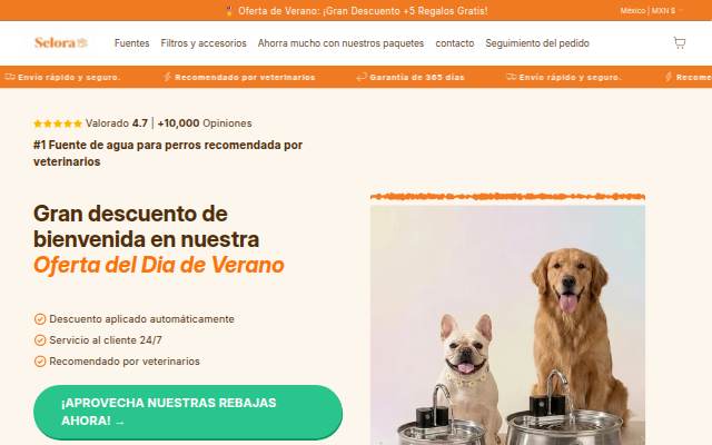 Selora Pets storefront