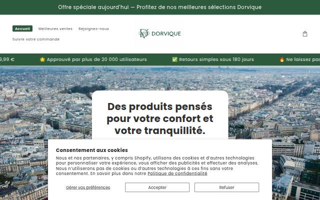 Escaparate de Dorvique