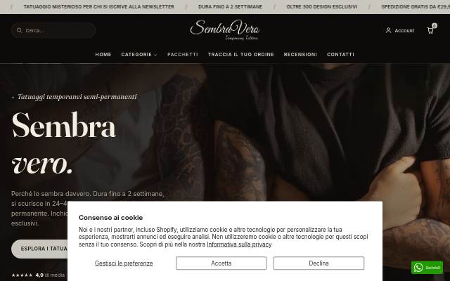 Sembravero storefront