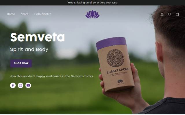 Semveta storefront
