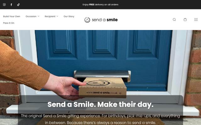 SEND A SMILE storefront